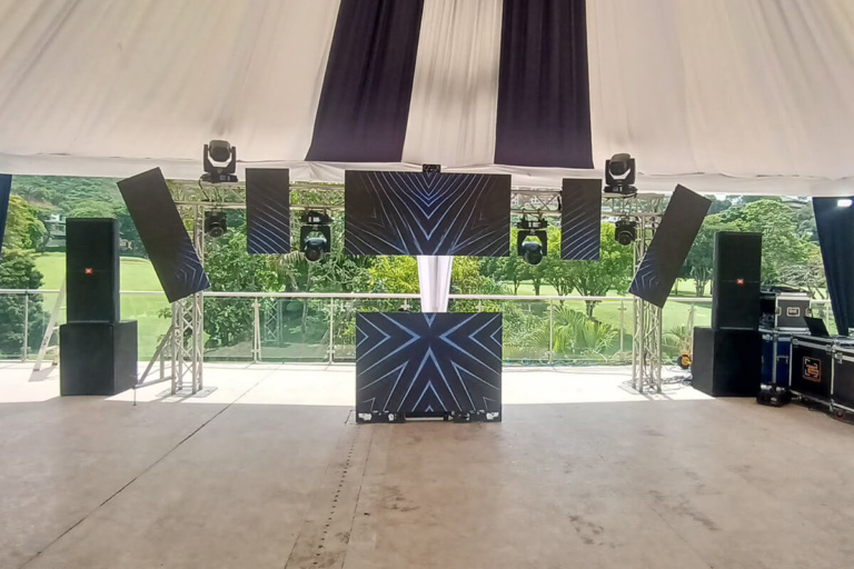 escenario para djs